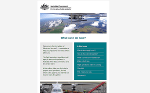 CASA launches What Can I Do Now?