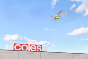 Coles flies in drone deliveries to QLD 