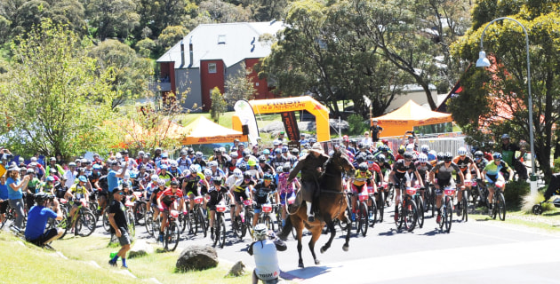 snowy valley cycle challenge