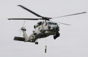 A US Navy Sikorsky MH-60R Seahawk.