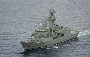 The Anzac class frigate HMAS Perth. [Photo:Defence]