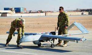 The Shadow uses a 40-horsepower rotary (Wankel) engine that works with the constraints of high performance, high stress and weight issues. [Photo:Defence]