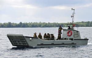 A Naval Landing Craft Vehicle. [Photo:Defence]