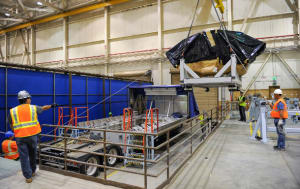 Northrop Grumman delivered the centre fuselage for Australia's first F-35 Lightning II aircraft to Lockheed Martin on Sept. 23. This centre fuselage will be integrated into the first of 100 center fuselages that will be manufactured at Palmdale for the Royal Australian Air Force.