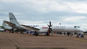 The new 340 Maritime Security Aircraft can perform long endurance flights from short airfields and the onboard mission management system with datalinks, optical sensors, Satcom-systems and radar equips the aircraft with the required capability.