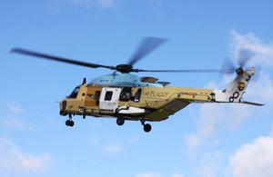 A ceremony was held for the maiden flight of the first NH90.