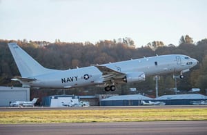 The Boeing-built P-8A Poseidon is expected to enter into IOC