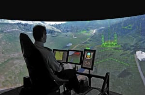 The SferiAssist simulator – a combination of sensors provides a realistic picture of surroundings. Credit: Airbus Defence and Space