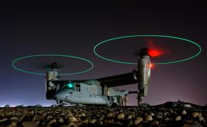 The V-22 will experience a shifting role in a theatre with wide expanses of water and near-constant humanitarian crises.