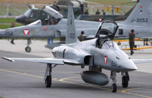 Switzerland&rsquo;s fleet of F-18s and F-5 Tigers remained on the ground.