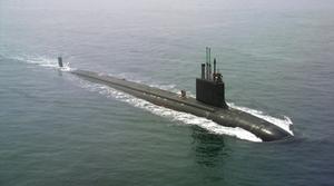 The US Navy's 10th Virginia-class submarine is successfully launched at Huntington Ingalls Industries Newport News Shipbuilding in Virginia.