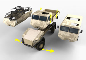 Force Protection Europe, Limited introduced the Ocelot light protected patrol vehicle at the Defence Systems and Equipment International exhibition in London this year.