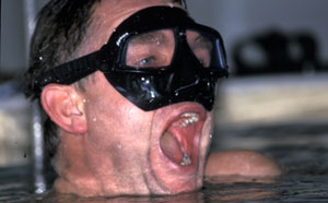 The SETF simulates the escape from a Collins Class submarine including the effects of water pressure.