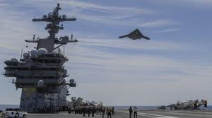 X-47b carrier take-off.