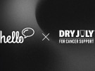 Hello wins Dry July 2026 creative account