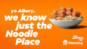 Menulog ‘What’s Good in Your Hood’ via Thinkerbell