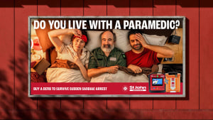 St John Ambulance Victoria 'Do you live with a paramedic?' via Town Square