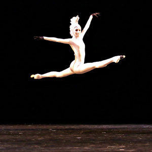 Qld Ballet principal Meng Ningning in 'Alice in Wonderland'.
Photo: Ken Sparrow