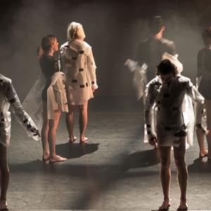 (From left) Tobiah Booth-Remmers, Brianna Kell and Ben Chapman in 'Human Calculation'.

Photo: Jen Brown