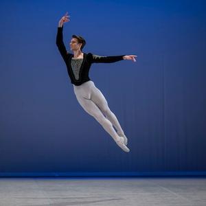 Joel Woellner competing at the Prix de Lausanne.  Photo:  Gregory Batardon.