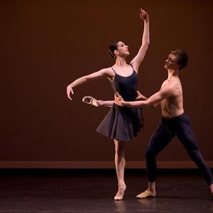 Chloe Einicke and Stefaan Morrow in 'Symphony No.1, Opus 25' by Edmund Stripe.  Photo: Stephen A'Court.
