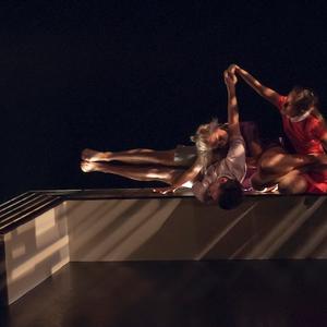 Timothy Walsh, Jenni Large, Brianna Kell in Tanja Liedtke's Enter Twilight.  Photo:  Jen Brown.