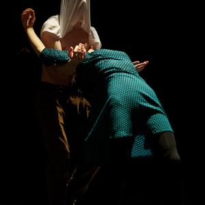 Lewis Kilpatrick and Leanne Mason in Shiver. Photo: Ashley de Prazer