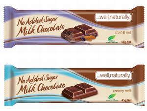 Well Naturally No Added Sugar Milk Chocolate