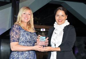 Joanna Shilton, Awards & Marketing Manager, FoodBev Media Ltd, and Jasmina Peri, External Communications Manager, Amcor Flexibles Europe & Americas.