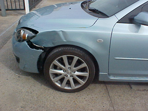 Repair for this Mazda 3 was originally quoted at just over $7000 and according to the repairer Mohamad Rachidi of MBM Smash Repairs, the first cash offer was $2800. It was later lifted to just under $5500.