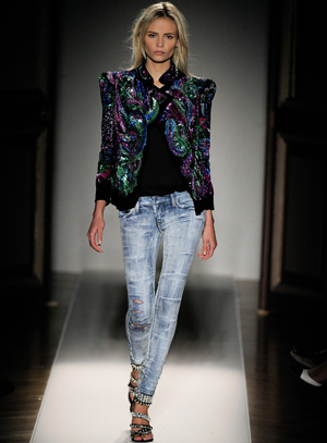 BALMAIN: Among the brands offered by Net-a-porter.