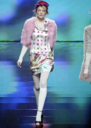 Escapism: As seen on the Milan catwalk by label Blugirl.