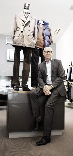 DAVID COOPER: Marks milestone in menswear retailing.