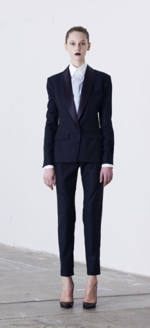 JOSH GOOT: To present a tuxedo from his next range.