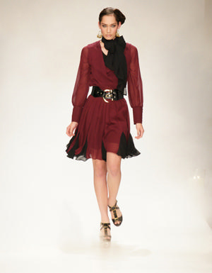 Michelle Yvette: Revealing new looks on the catwalk.