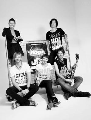 SUPRE: Band members get ready to rock.