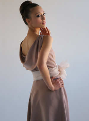 Flash of silver: A piece from thulie's debut collection.