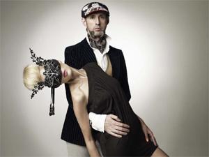 DONATING TIME: Miliner Richard Nyon is among the designers who have designed masks for childrenswear charity Kids Under Cover.