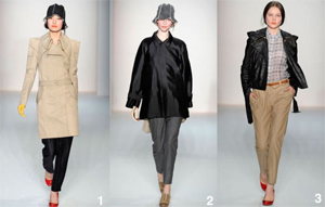 AS EASY AS 1, 2, 3: Entrants in the Newmarket Young Fashion Designer Award are in the running to win a spot working backstage at Karen Walker's New York show.