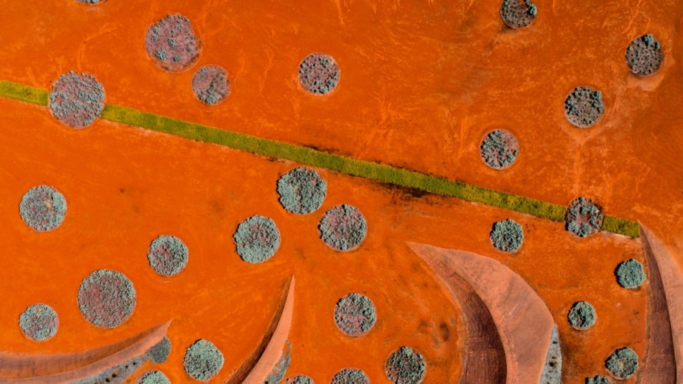 Highly commended, Red sand by Peter Virag