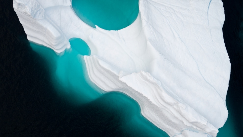 Highly commended, the design of an iceberg by Stephan Farnrohr