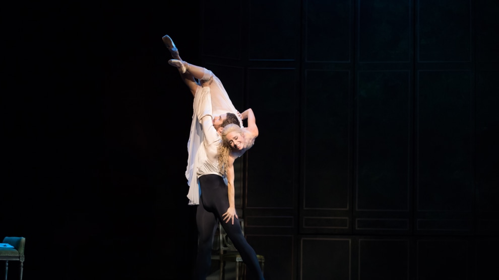 Lucy Green and Alexander Idaszak in Liam Scarlett’s Dangerous Liaisons.
Photo: David Kelly