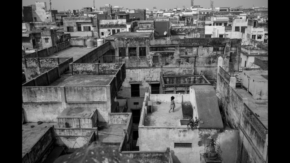 'Varanasi Rooftops' by Russell Shakespeare. Third, Places Category, The Mono Awards 2025.