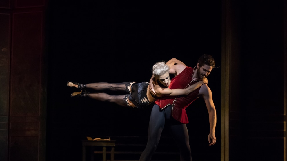 Laura Hidalgo and Alexander Idaszak in Dangerous Liaisons.
Photo: David Kelly