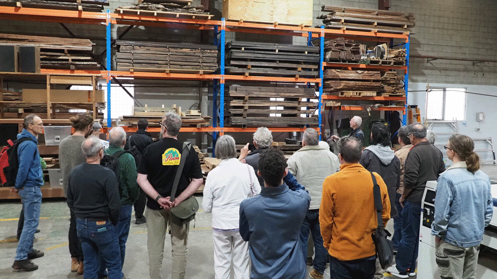 Day 2 studio visits, here at the workshop of Adelaide designer maker Gray Hawk