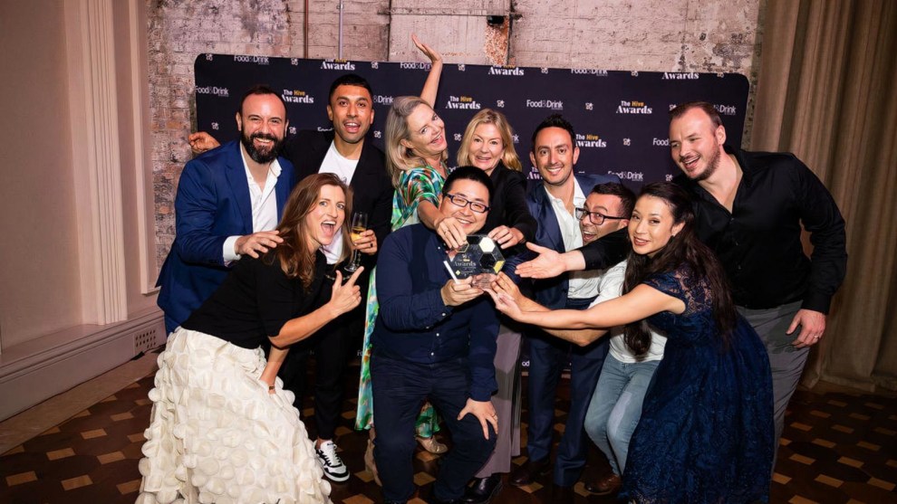 The Hive Awards 2024: The Dinner Ladies won the Business Excellence for less than 75 employees. (Source:  Yaffa Media.)