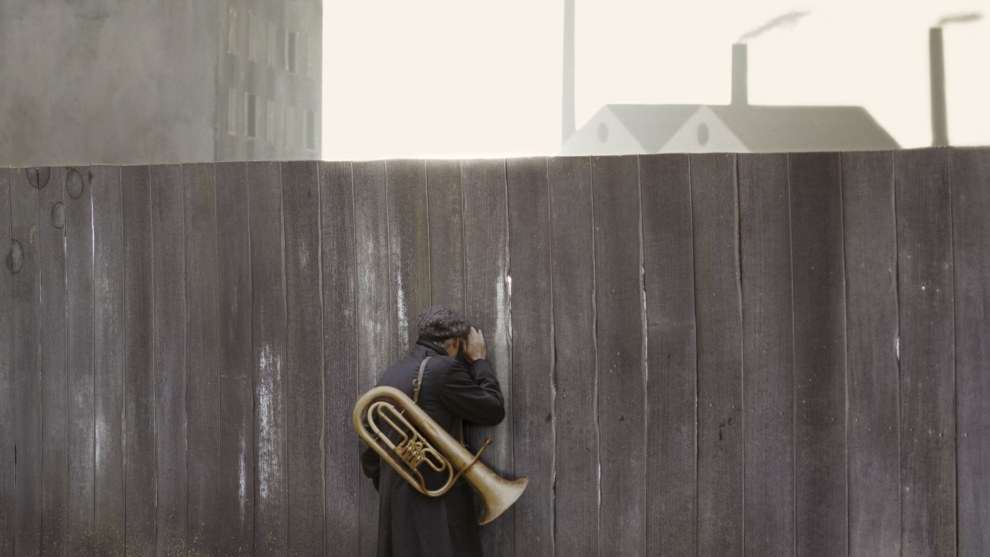 Paolo Ventura
Aperture

Behind the Walls #06. 2011.

“Traveling musicians passed through the streets of the city where I lived between Christmas and New Year’s Eve when I was a child in the mid ’70s. We ran to the balcony and threw coins to them.
I remember one of these musicians had an old black hat with wide flaps. When we gave him coins he used to bow, take off his hat and make a beautiful movement with his arm while winking at my grandmother.”

–Paolo Ventura