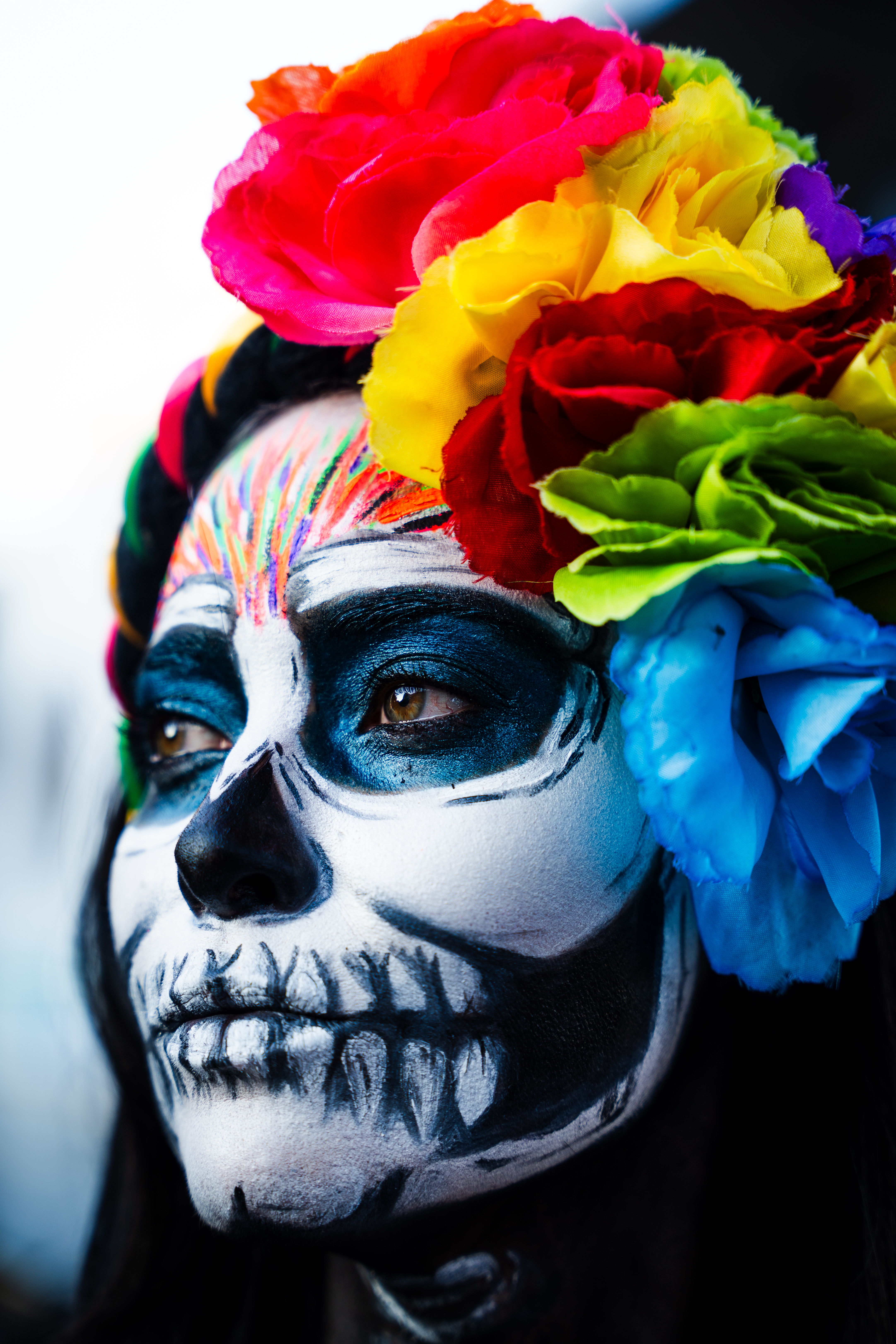 Shot during one of the Day of the Dead parades in Guadalajara, Mexico, this image captures the sort of intimacy only possible with my subject’s awareness. Sony A7C II, Sigma 24-70mm f/2.8 G2 lens @ 70mm. 1/160s @ f/2.8, ISO 100.