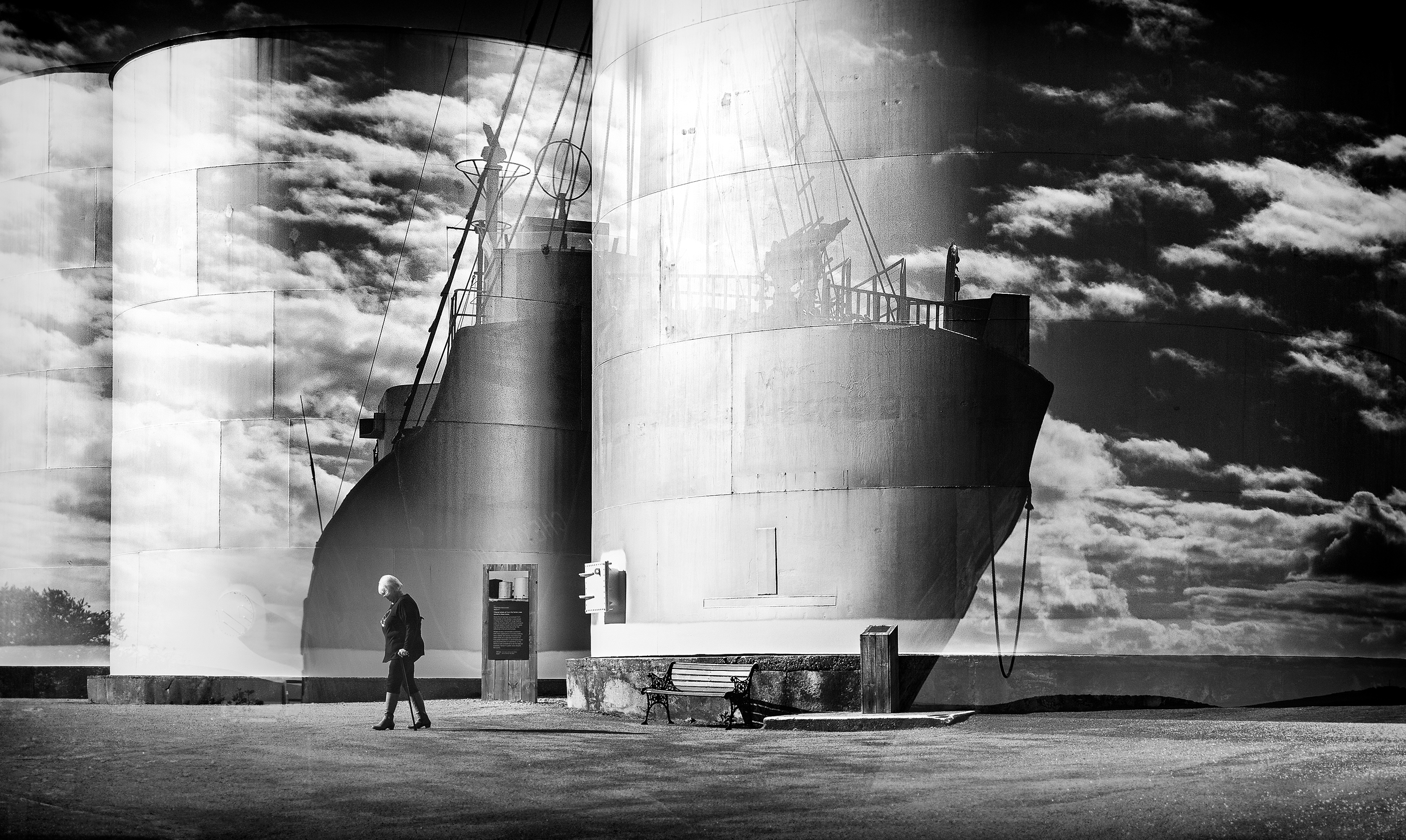 Whaling Station Reflections by Adrian Donoghue