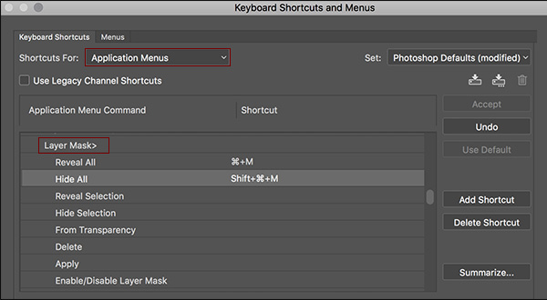 duplicate layer shortcut photoshop cc